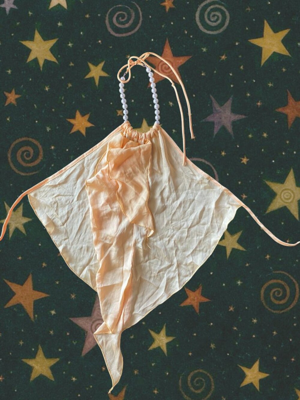 Vintage Y2K Tie-Up Halter Top